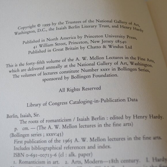 The Roots of Romanticism by Isaiah Berlin - Picture 4 of 4